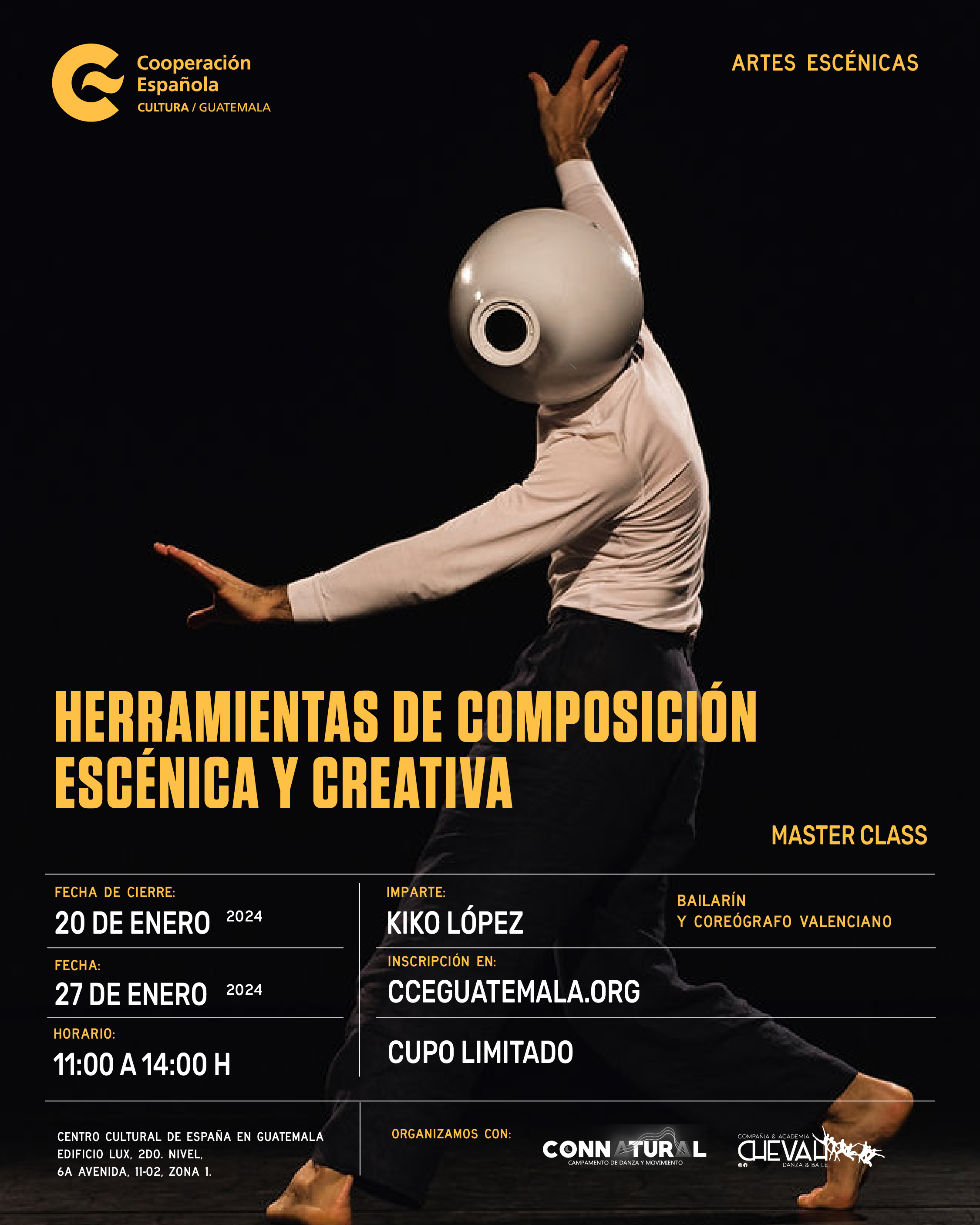 Master Class de herramientas escénicas en Guatemala