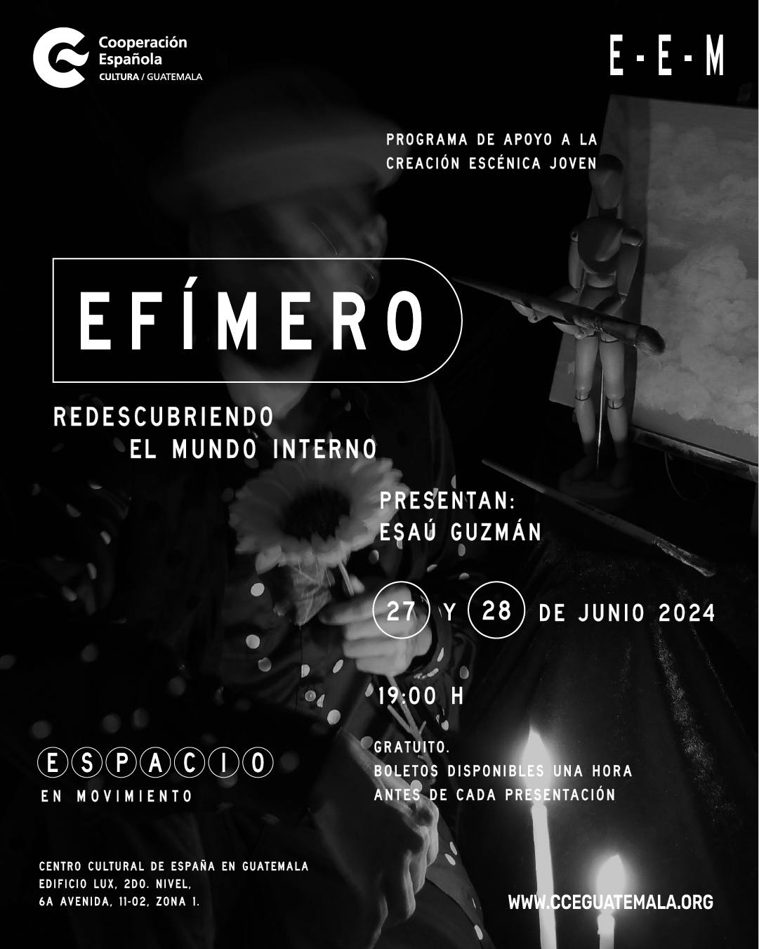 Efímero obra de circo teatro