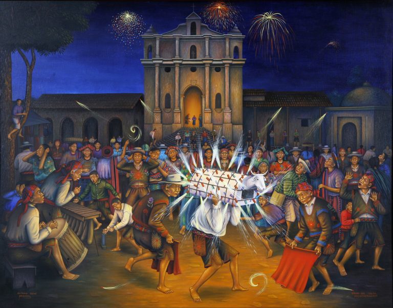 Quema del torito, Chichicastenango – Antonio Coché Mendoza